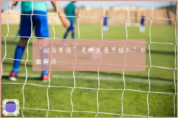 “斑马军团”是哪支意甲球队?队徽解读