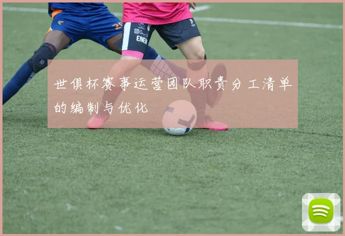 世俱杯赛事运营团队职责分工清单的编制与优化
